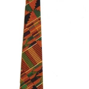 Hand made Kente Tie with Handkerchief